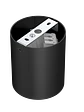 Aplique LED Orientable ROBLAN ESTRADA 6W Dimeable TRIAC Luz Cálida 3000K Negro IP54 - Miniatura 6