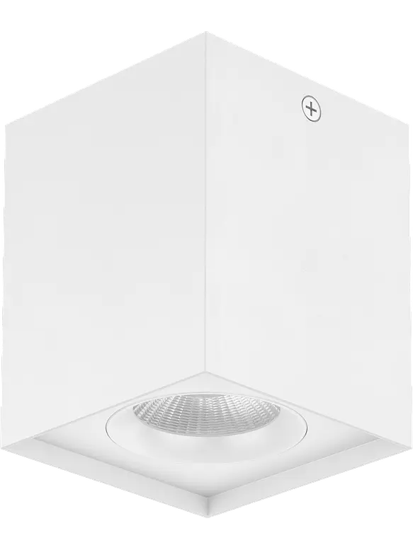 Aplique LED Cuadrado Orientable ROBLAN ESTRADA 6W Dimeable TRIAC Luz Cálida 3000K Blanco IP54 1