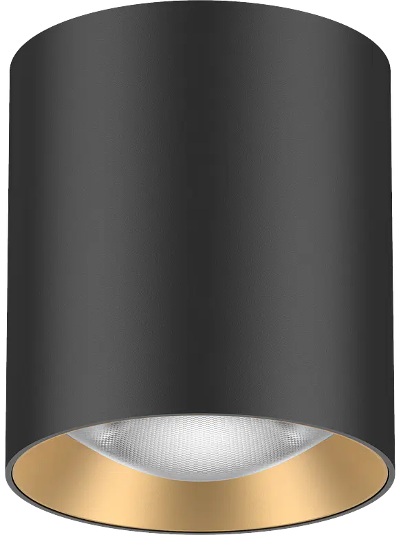 Luminaria de Techo LED ROBLAN MUXIA 8W CCT 3 Tonos Dimeable TRIAC Negro 1