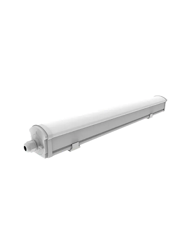 Luminaria Lineal Estanca LED ROBLAN JX7R 18W 3CCT Luz Cálida Neutra y Fría IP66 IK10 65CM 1