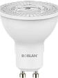 Foco de Techo ROBLAN LAIN Negro + Ampolleta LED GU10 Luz Cálida 3000K Incluida - Miniatura 2