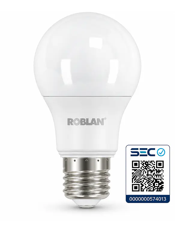 PACK 4 Ampolletas LED E27 ROBLAN 5W 470Lm Luz Neutra 4000K SEC 2