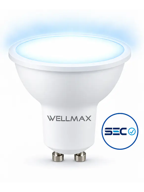 Ampolleta LED GU10 6W 470Lm Luz Fría 6500K SEC 3