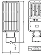 Luminaria Vial Solar ROBLAN VIA SOL F 40W Luz Ámbar 1500K IP65 DS1  - Miniatura 4