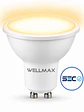 PACK Riel Monofásico Negro 1 Metro + 3 Focos + 3 Ampolletas GU10 8W Luz Cálida 3000K - Miniatura 2