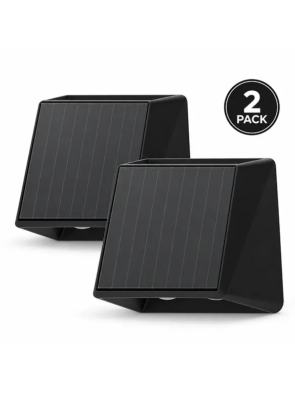 PACK 2 Apliques Solares LED Bifocales 12 Colores RGB IP65 1
