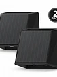 PACK 2 Apliques Solares LED Bifocales 12 Colores RGB IP65 - Miniatura 1
