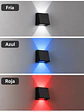 PACK 2 Apliques Solares LED Bifocales 12 Colores RGB IP65 - Miniatura 3