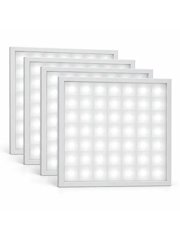 PACK 4 Paneles LED de Puntos 48W 60x60 5280Lm Luz Fría 6500K 1