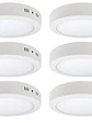 PACK 6 Plafones LED Sobrepuestos 18W 1440Lm Luz Cálida 3000K IP20 - Miniatura 1
