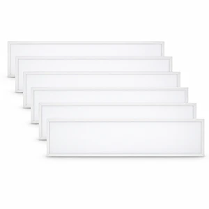 PACK 6 Paneles LED Backlight 40W 30x120 4800Lm Luz Fría 6500K 
