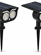 PACK 2 Estacas Solares LED Búho Luz Cálida 3000K IP65 - Miniatura 1