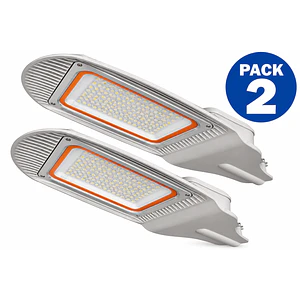 PACK 2 Luminarias Públicas LED OUTLUX 50W 5000Lm Luz Fría 5000K IP65