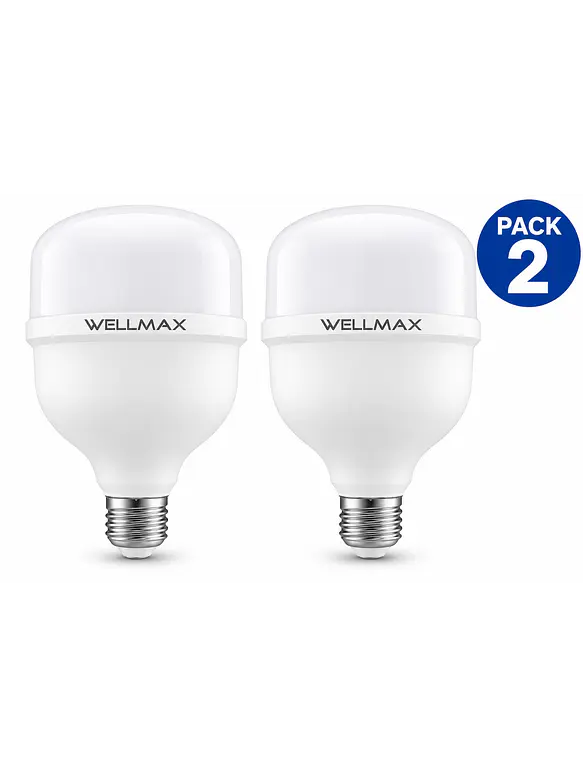 Ampolleta LED Hammer EcoLite T115 Wellmax 38W 3600Lm Luz Fría 6500K E27 SEC 1