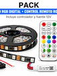 PACK Cinta LED RGB Digital 5050 5m 12V Bluetooth + Fuente - Miniatura 1