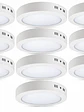 PACK 10 Plafones LED Sobrepuestos Redondos 12W 960Lm Luz Neutra 4000K IP20 - Miniatura 1