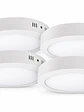 PACK 4 Plafones LED Sobrepuestos Redondos 18W 1440Lm Luz Neutra 4000K IP20 - Miniatura 1