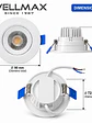 Pack 4 Downlight LED Wellmax Eagle Eye 7W 595Lm 3000K - Miniatura 2