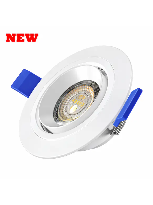 Pack 4 Downlight LED Wellmax Eagle Eye 7W 595Lm 3000K 10