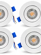 Pack 4 Downlight LED Wellmax Eagle Eye 7W 595Lm 3000K - Miniatura 1