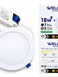 PACK 2 Paneles LED 18W Emergencia 1800Lm Luz Fría Embutidos - Miniatura 2