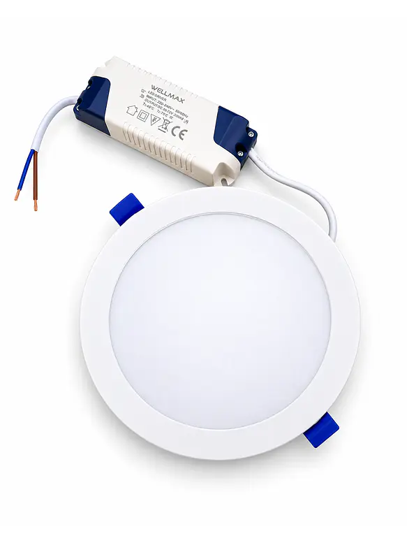 PACK 2 Paneles LED 18W Emergencia 1800Lm Luz Fría Embutidos 3