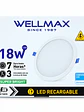 PACK 2 Paneles LED 18W Emergencia 1800Lm Luz Fría Embutidos - Miniatura 4