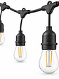 Guirnalda LED Exterior 15 Metros + 16 Ampolletas Filamento 2W Luz Cálida 3000K IP65 - Miniatura 3