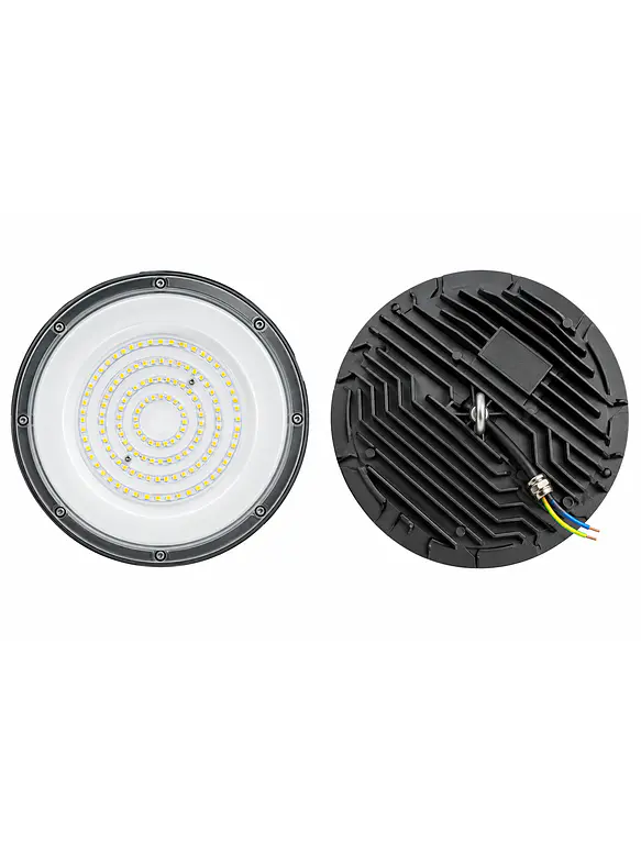 Campana LED Industrial ROBLAN KATRO 150W 18000Lm Luz Fría 6500K IP65 IK08 2