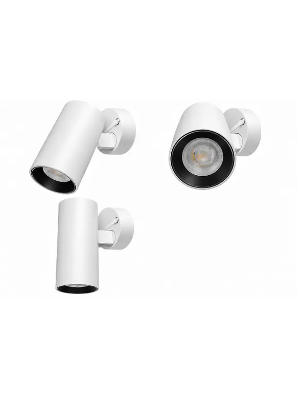 Foco LED Sobrepuesto Orientable WELLMAX Eagle Eye 20W 1600Lm Luz Cálida 3000K Blanco IP20 SEC 4