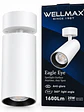 Foco LED Sobrepuesto Orientable WELLMAX Eagle Eye 20W 1600Lm Luz Neutra 4000K Blanco IP20 SEC - Miniatura 1