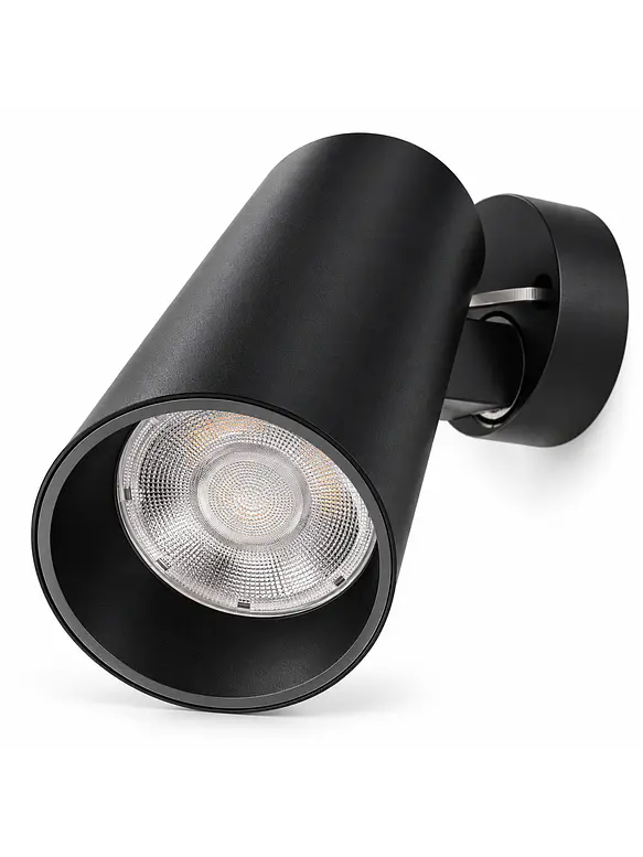 Foco LED Sobrepuesto Orientable WELLMAX Eagle Eye 20W 1600Lm Luz Cálida 3000K Negro IP20 SEC 5