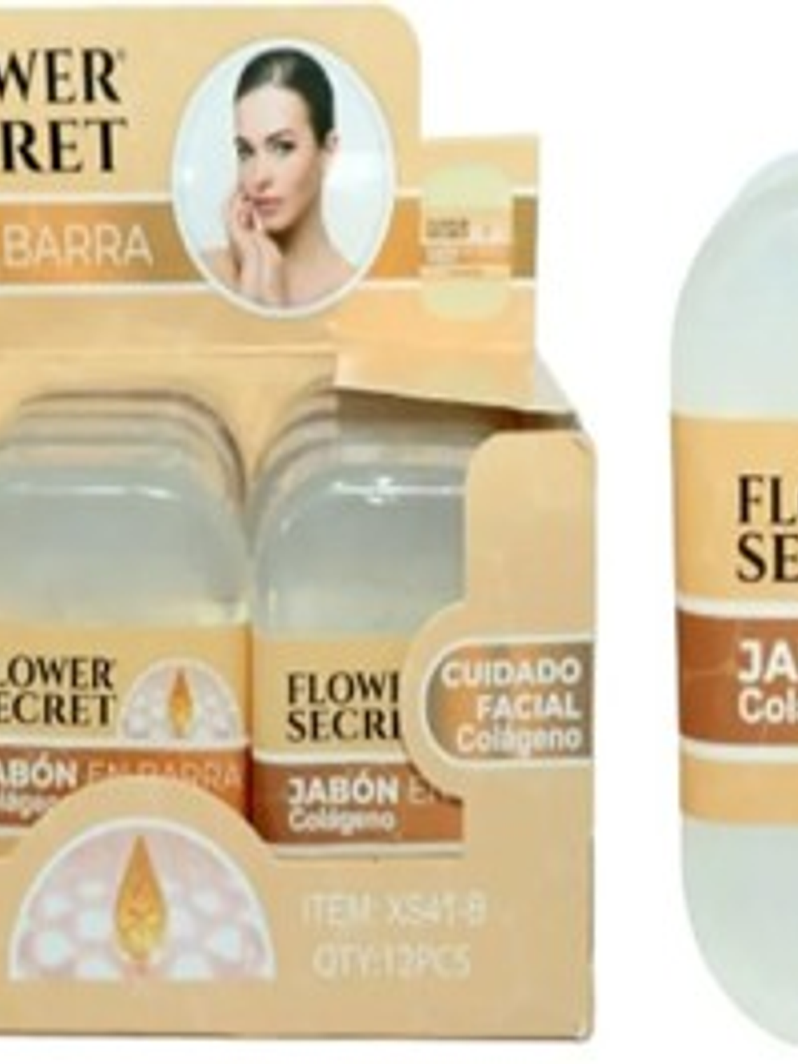 JABON EN BARRA COLAGENO 100GR FLOWER SECRET 1