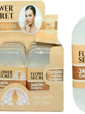JABON EN BARRA COLAGENO 100GR FLOWER SECRET