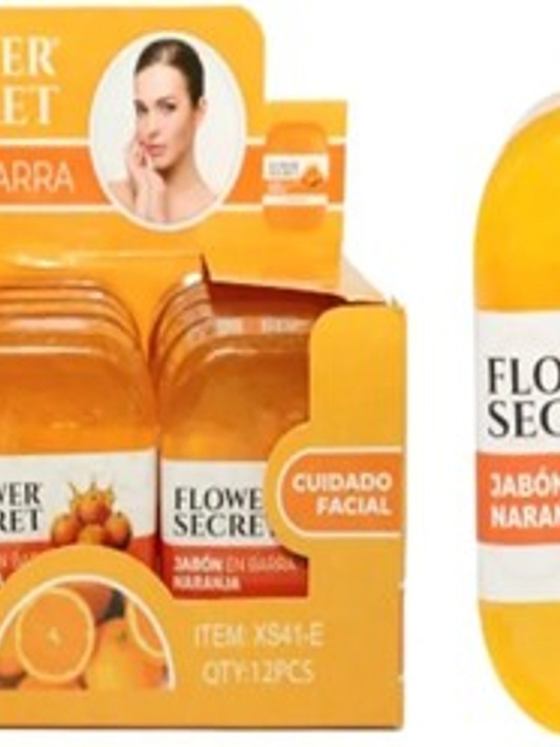 JABON EN BARRA NARANJA 100GR FLOWER SECRET 1