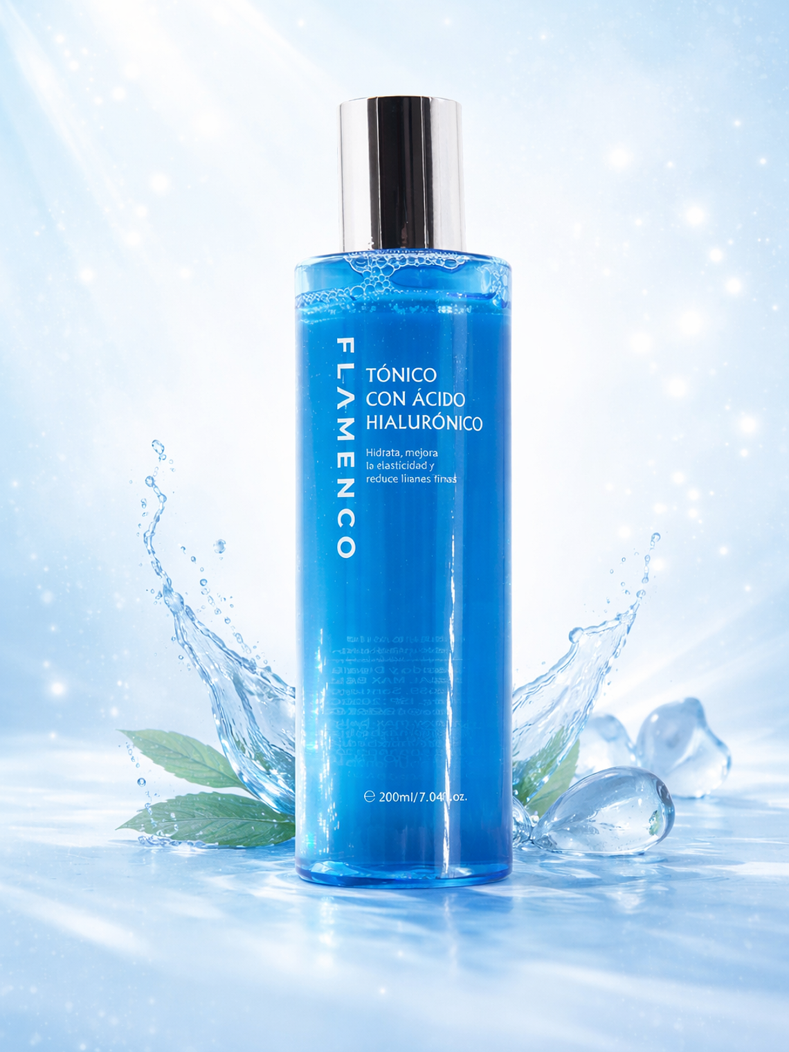 TONICO FACIAL CON ACIDO HIALURONICO 200ML FLAMENCO 1