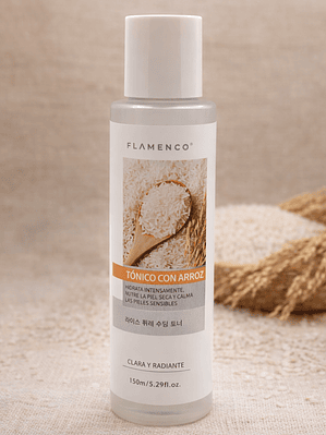 TONICO FACIAL CON ARROZ 150ML FLAMENCO