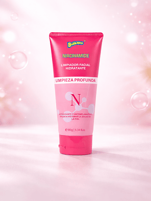 LIMPIADOR FACIAL HIDRATANTE NIACINAMIDE 180G BUBBALUU