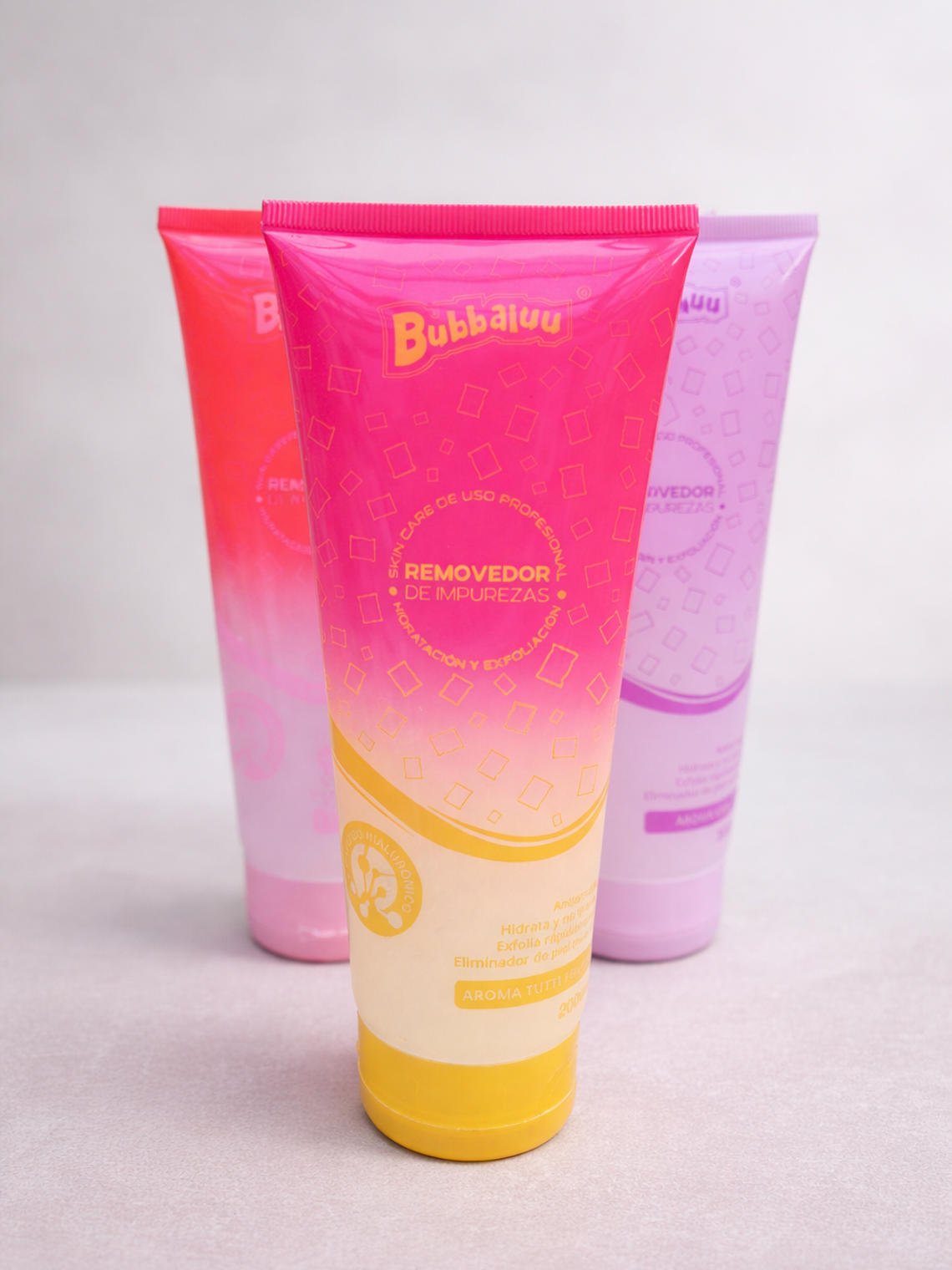 REMOVEDOR DE IMPUREZAS AROMA TUTTI FRUTI 200ML BUBBALUU 1