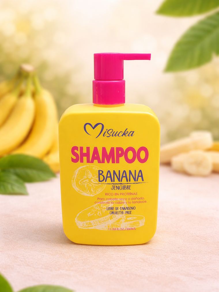SHAMPOO ANTICAIDA BANANA - JENGIBRE 350ML MISUCKA 1