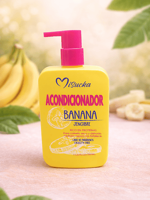 ACONDICIONADOR ANTICAIDA BANANA - JENGIBRE 350ML MISUCKA