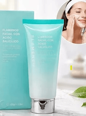 LIMPIADOR FACIAL CON ACIDO SALICILICO 120G FLAMENCO