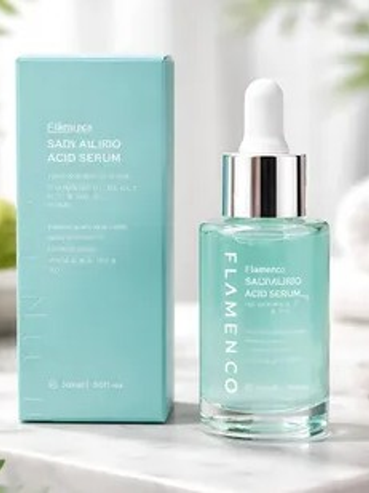SERUM FACIAL CON ACIDO SALICILICO 30ML FLAMENCO 1