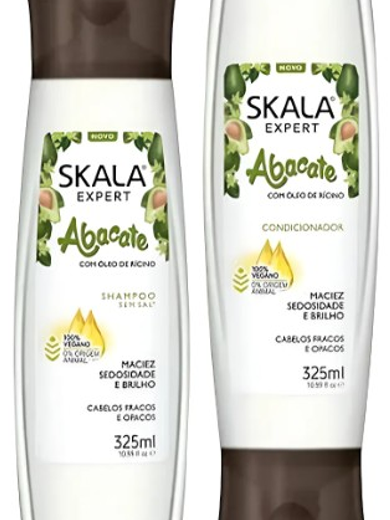 KIT SHAMPOO Y ACONDICIONADOR ABACATE SKALA 2