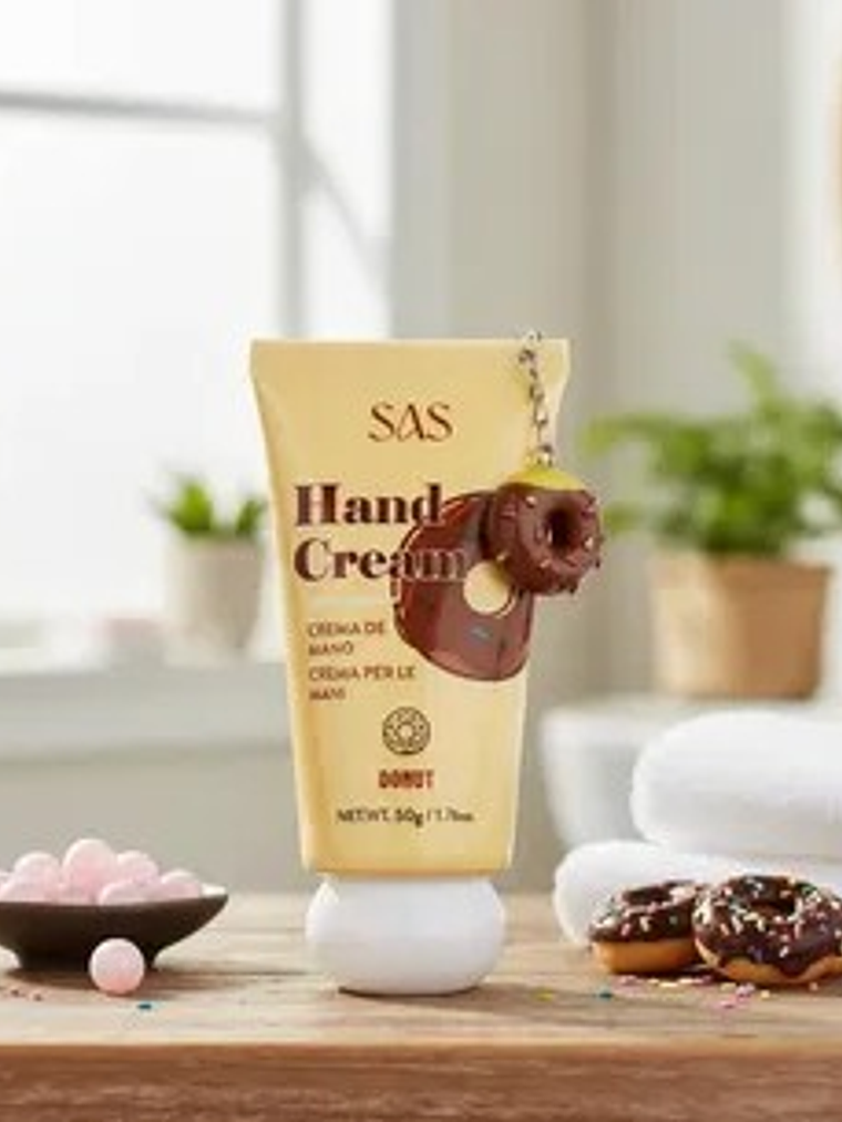 CREMA DE MANOS DONUT 50G SAS COSMETICS SAH180 1
