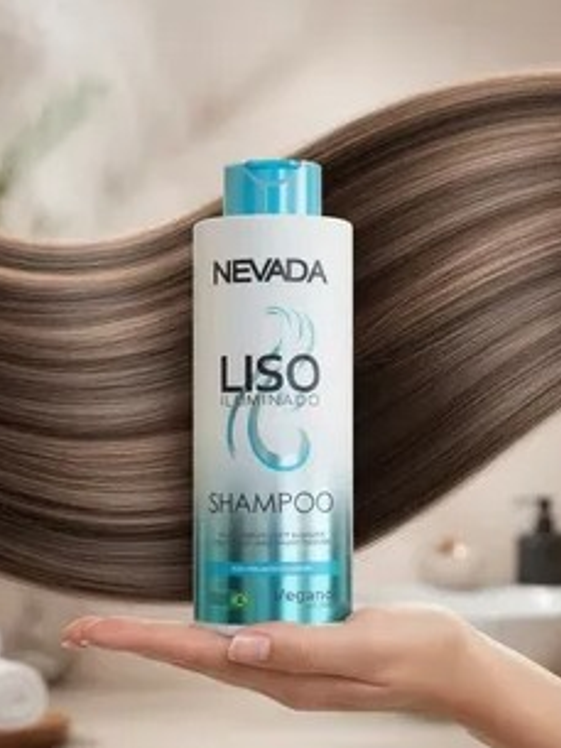 SHAMPOO LISO ILUMINADO 500ML NEVADA 4