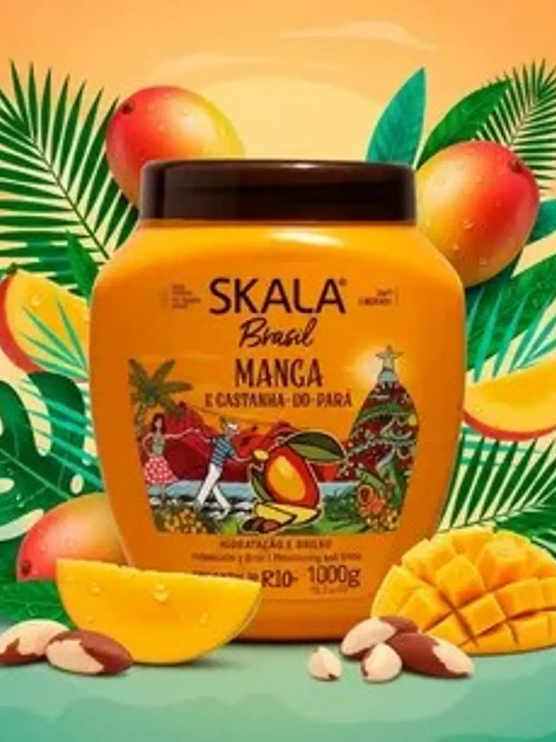 MASCARILLA CAPILAR SKALA MANGA HIDRATACION Y BRILLO  1Kg 4