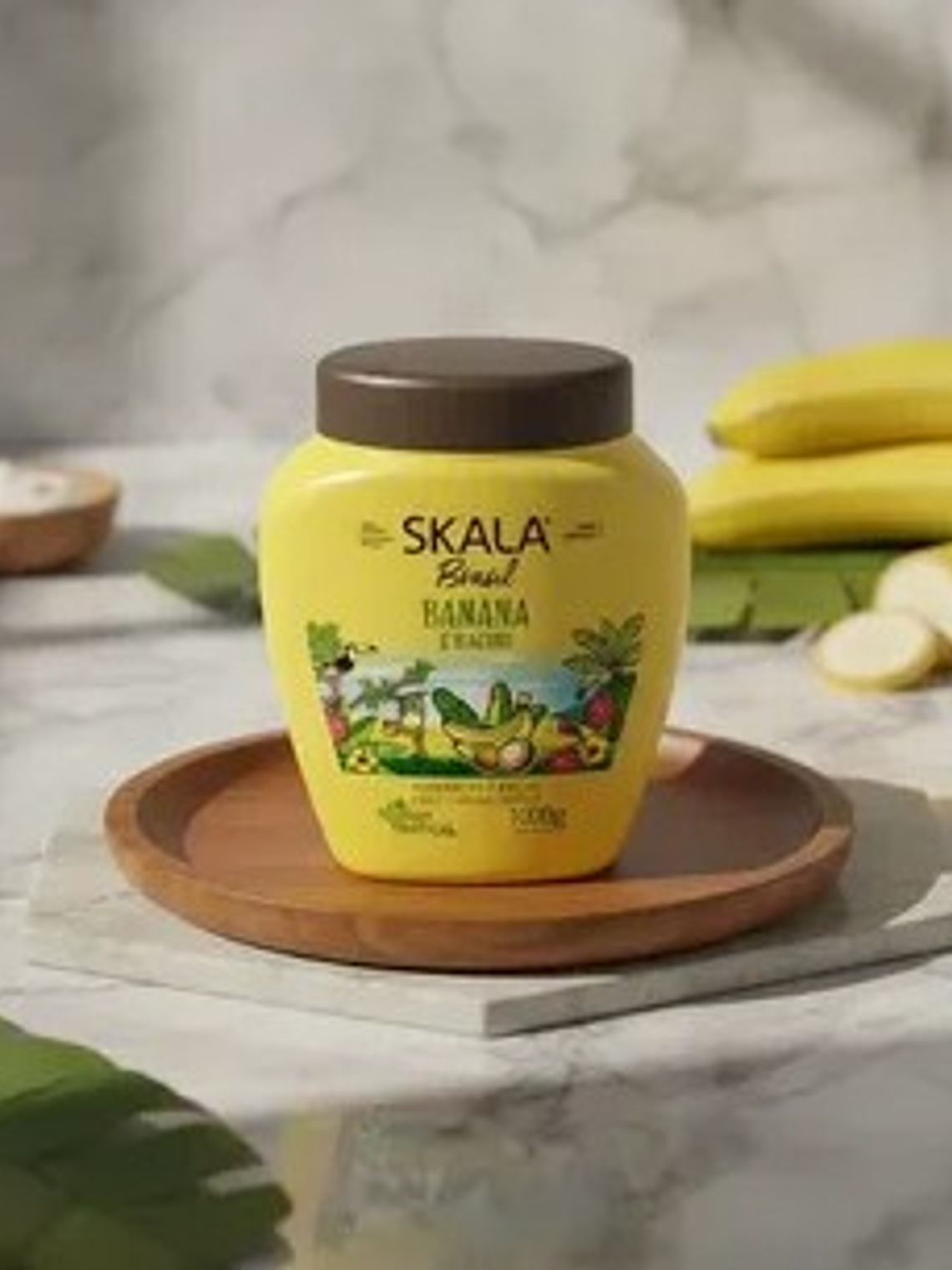MASCARILLA CAPILAR SKALA BANANA REPARACION Y BRILLO  1Kg 1