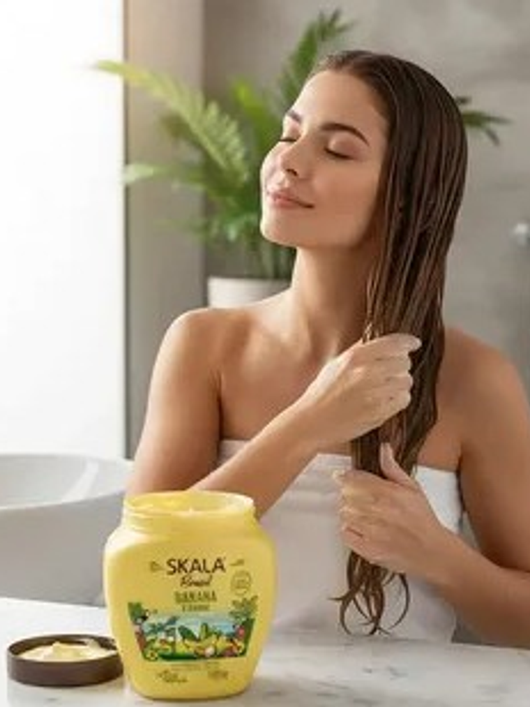 MASCARILLA CAPILAR SKALA BANANA REPARACION Y BRILLO  1Kg 3