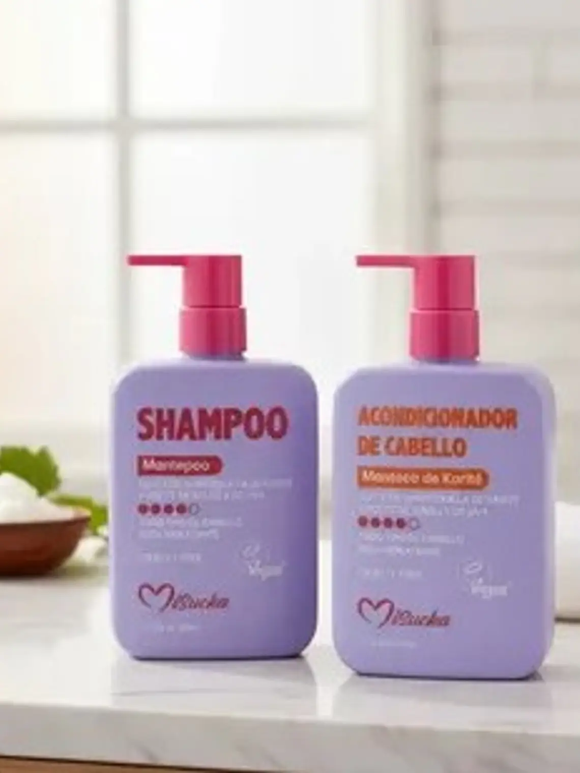 PACK SHAMPOO Y ACONDICIONADOR MANTECA DE KARITE MISUCKA 3
